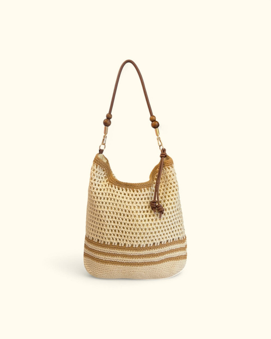 BOLSO BONDI TOTE BAG BEIGE Y MARRÓN