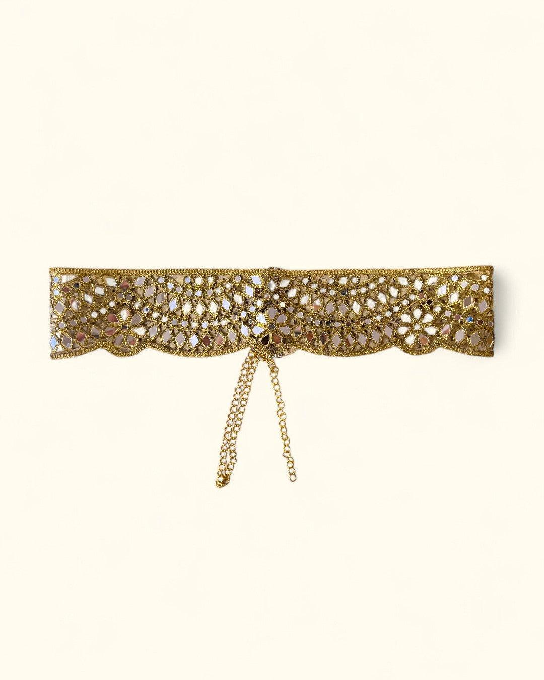 CINTURÓN SHANGHAI DORADO ANCHO