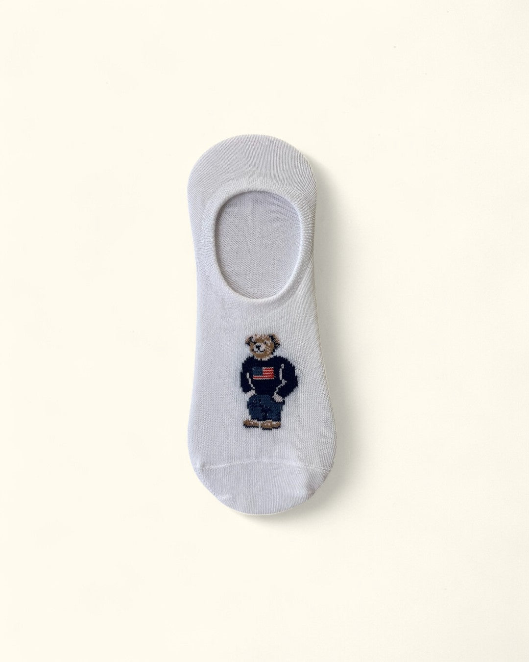 CALCETÍN OSITO BLANCO