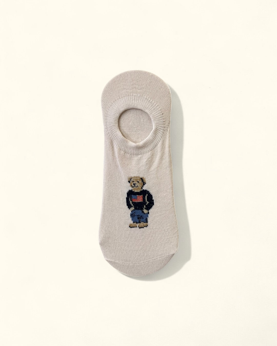 CALCETÍN OSITO BEIGE