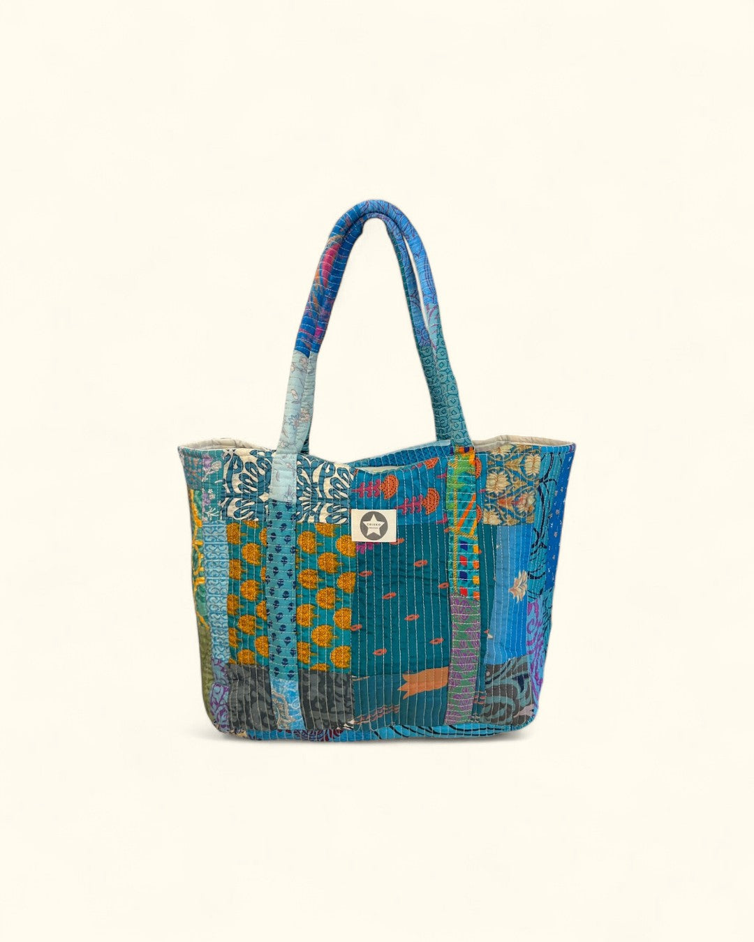 BOLSO TOTE BAG INDIA AZUL