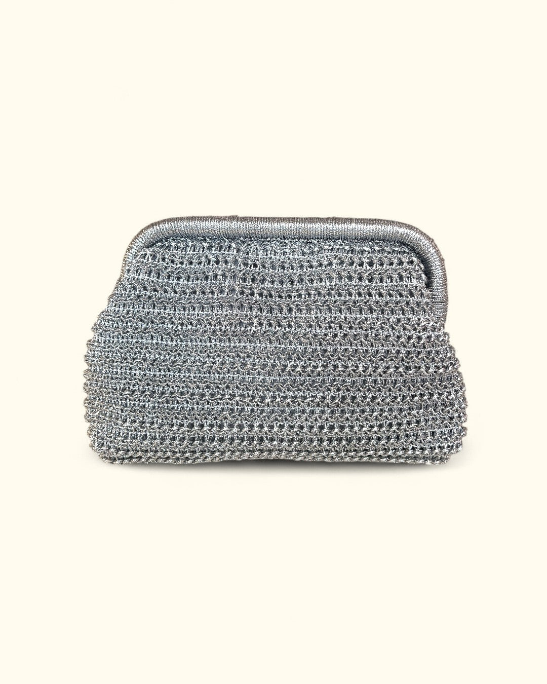 Bolso 'LLÁMAME' plateado