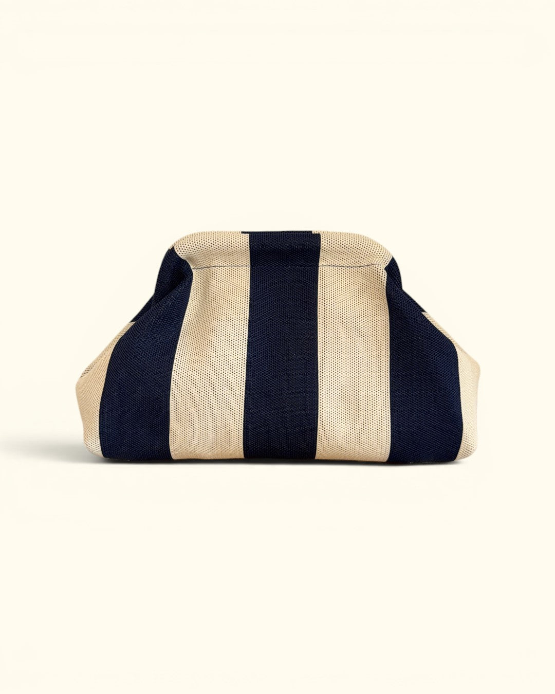 BOLSO LOLA CRUDO Y AZUL MARINO