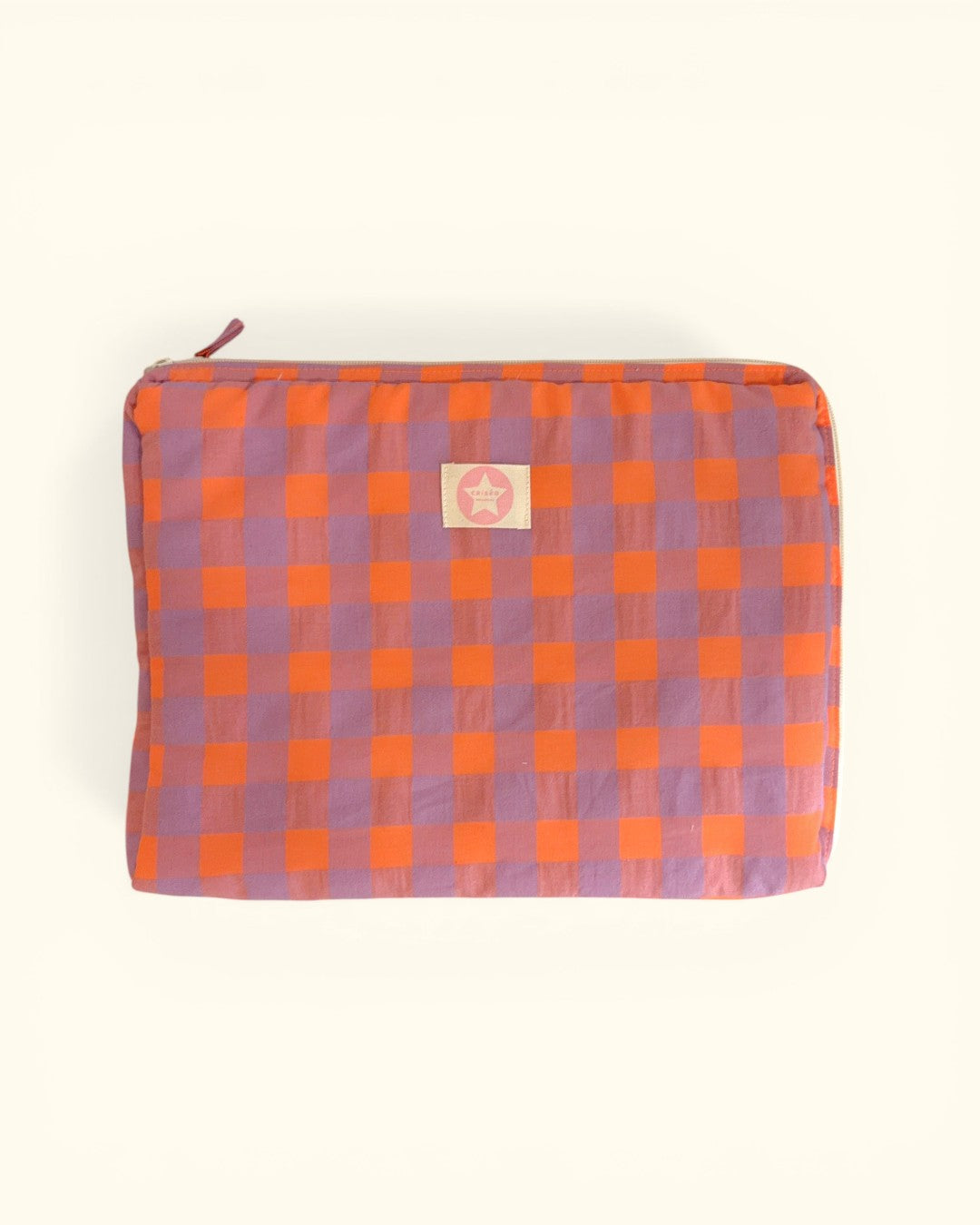 FUNDA DE ORDENADOR NARANJA Y LILA