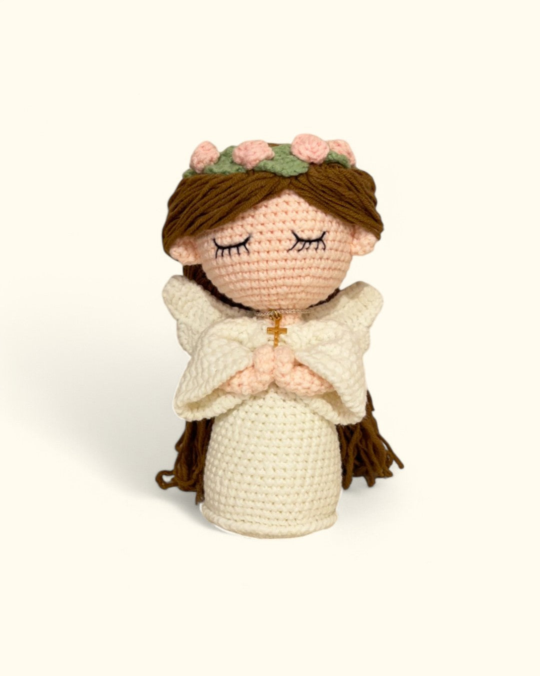 MUÑECA DE COMUNIÓN MORENA