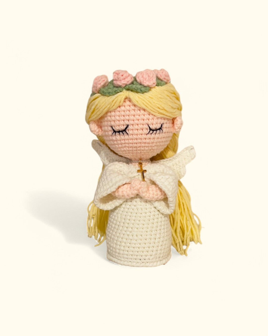 MUÑECA DE COMUNIÓN RUBIA