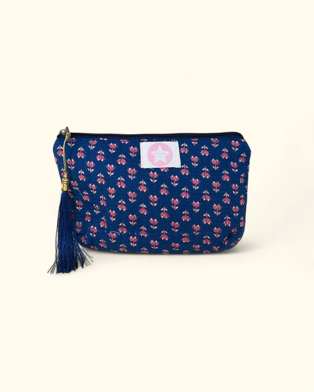 NECESER CUADRADO INDIA AZUL MARINO