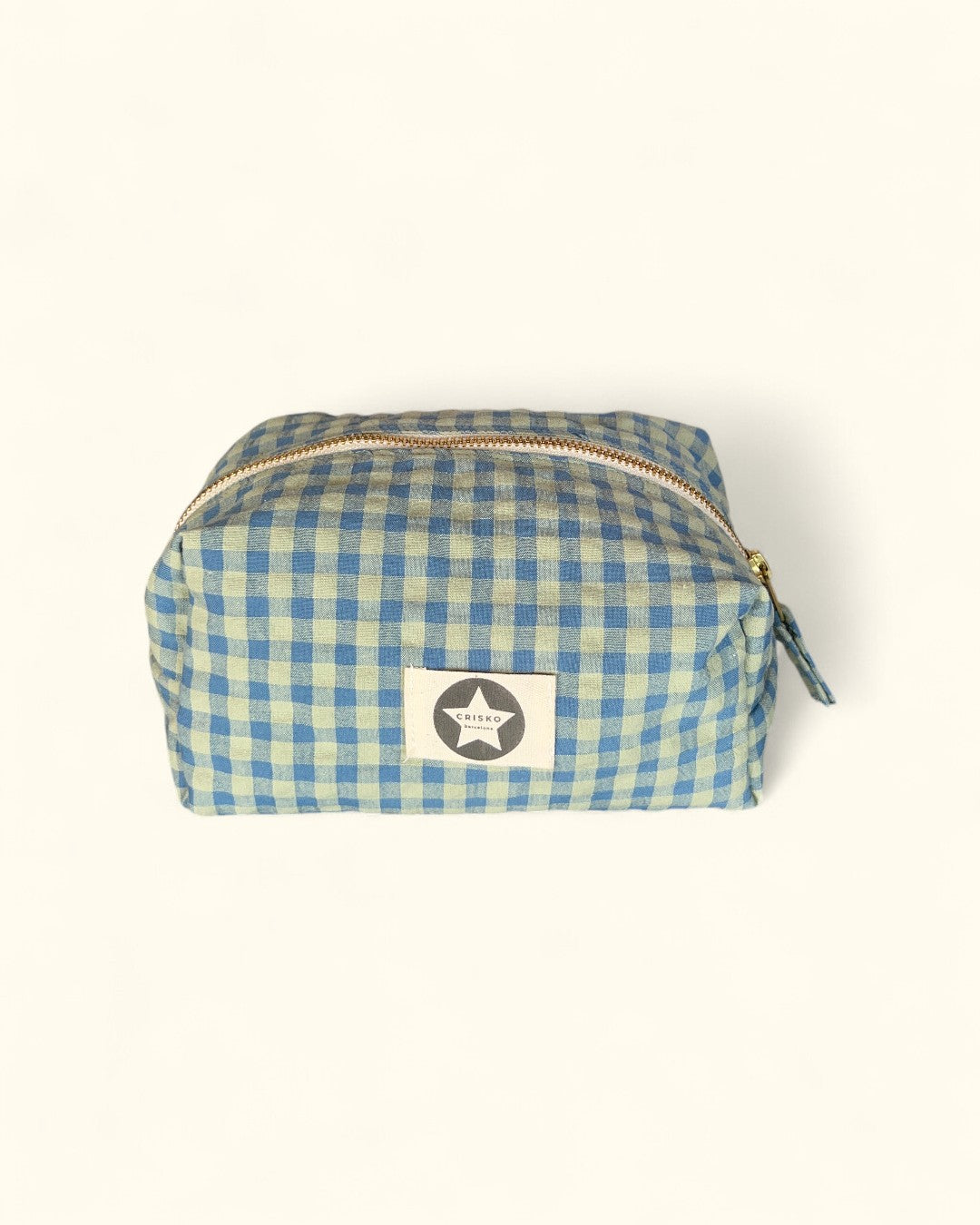 NECESER CUADRADO CUADROS AZULES