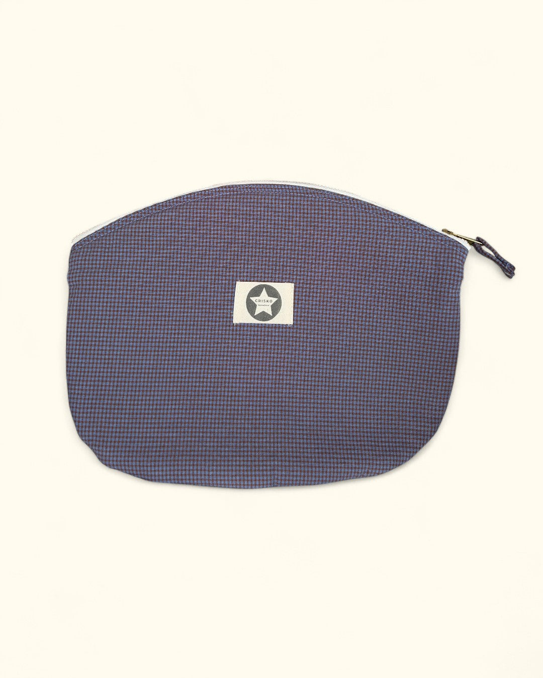 NECESER CUADROS AZUL MARINO Y MARRÓN