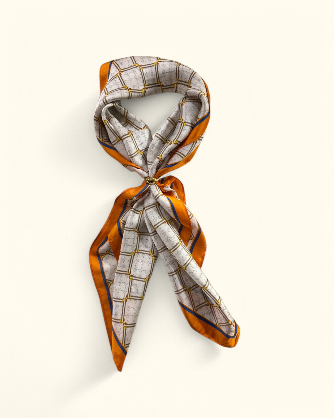 PAÑUELO NARANJA Y CRUDO