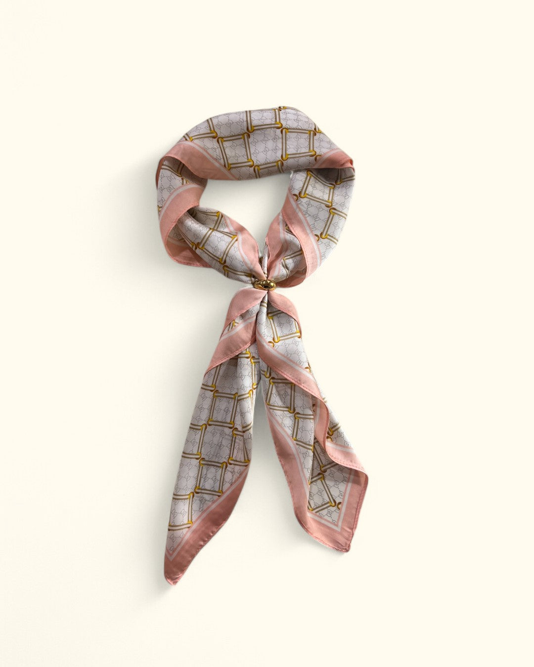 PAÑUELO ROSA Y CRUDO