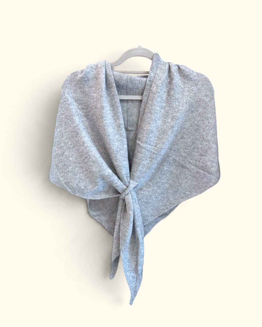 PONCHO LANA GRIS