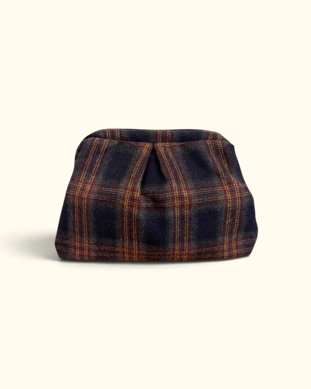 BOLSO JULI CUADROS AZUL MARINO
