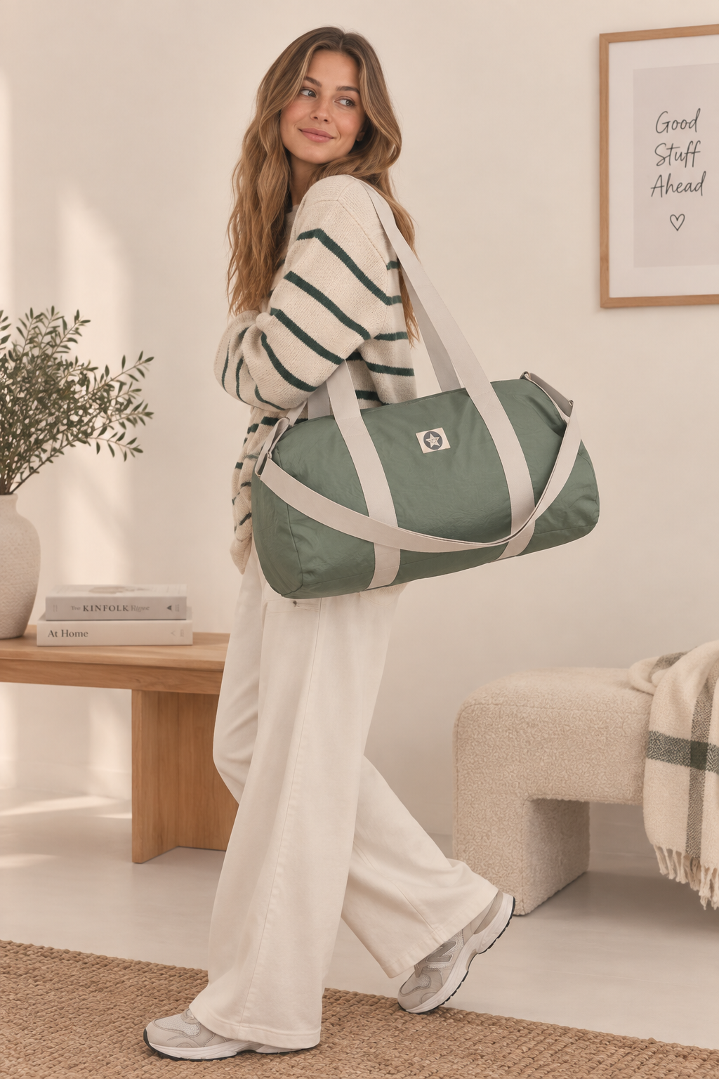 BOLSA DE FIN DE SEMANA VERDE