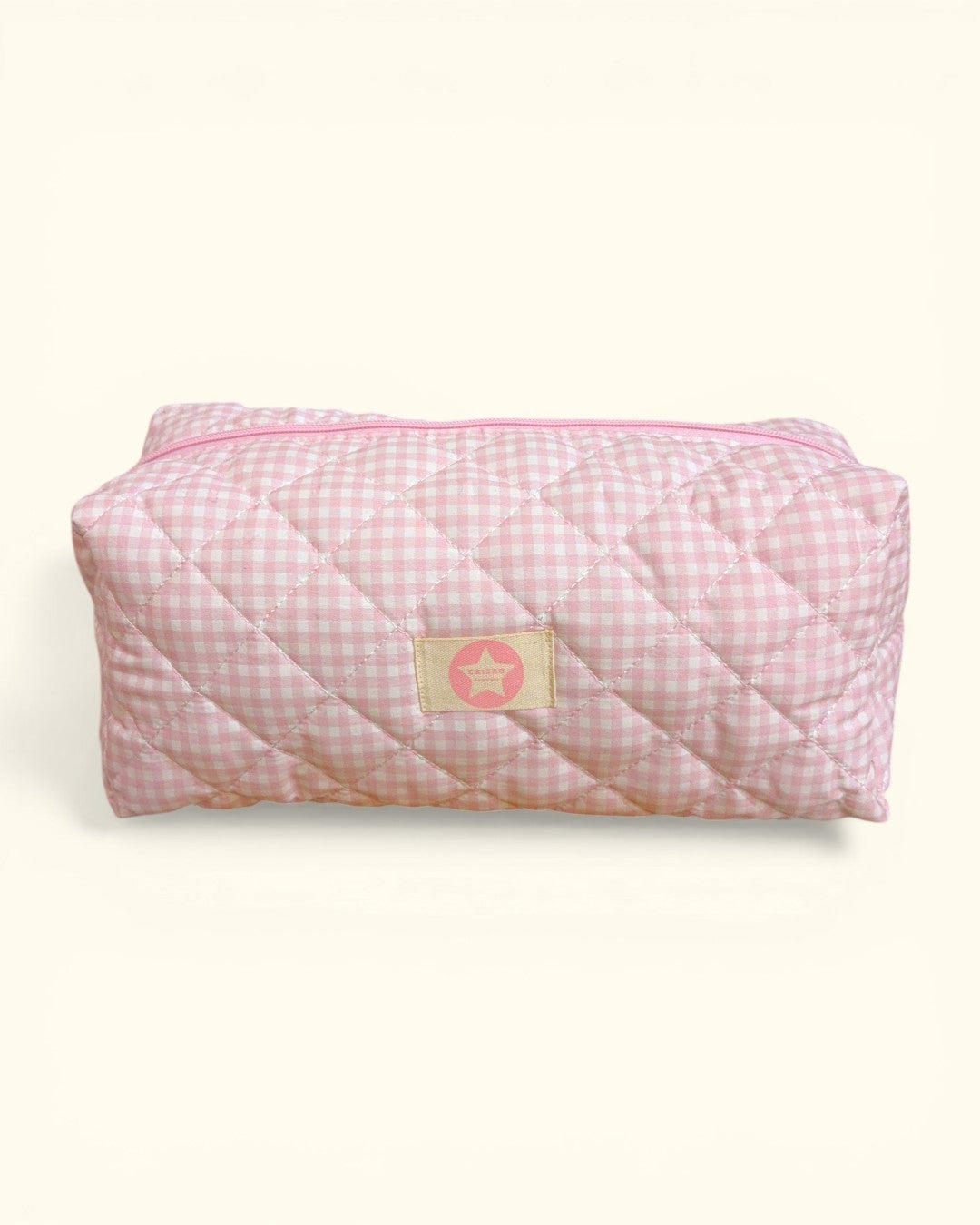 FUNDA ACCESORIOS DE PELO CUADRO ROSA