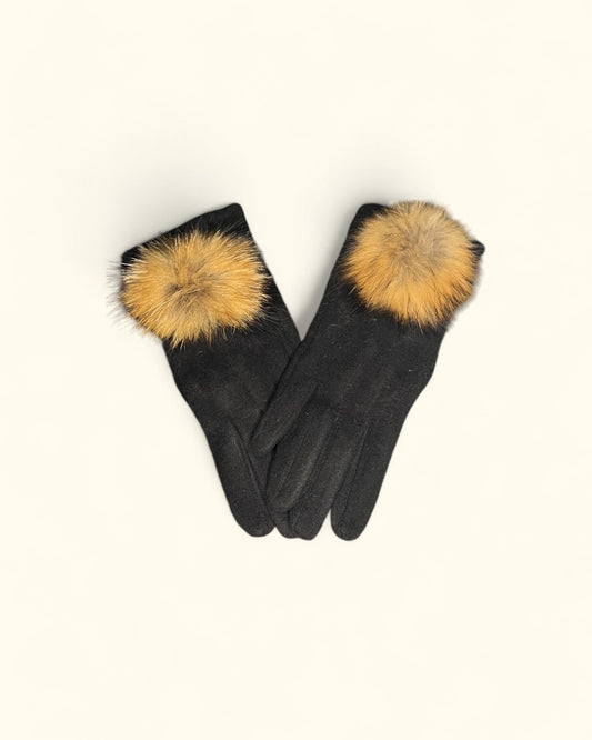 GUANTES VIENA NEGRO