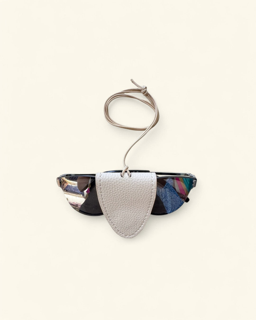 FUNDA IMAN GAFAS ORO BEIGE