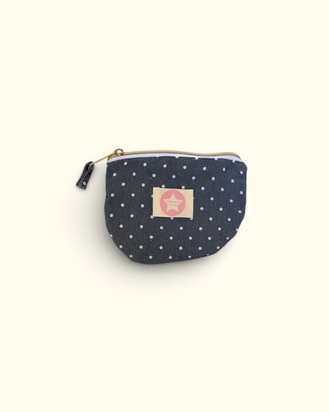 MONEDERO TOPOS GRIS