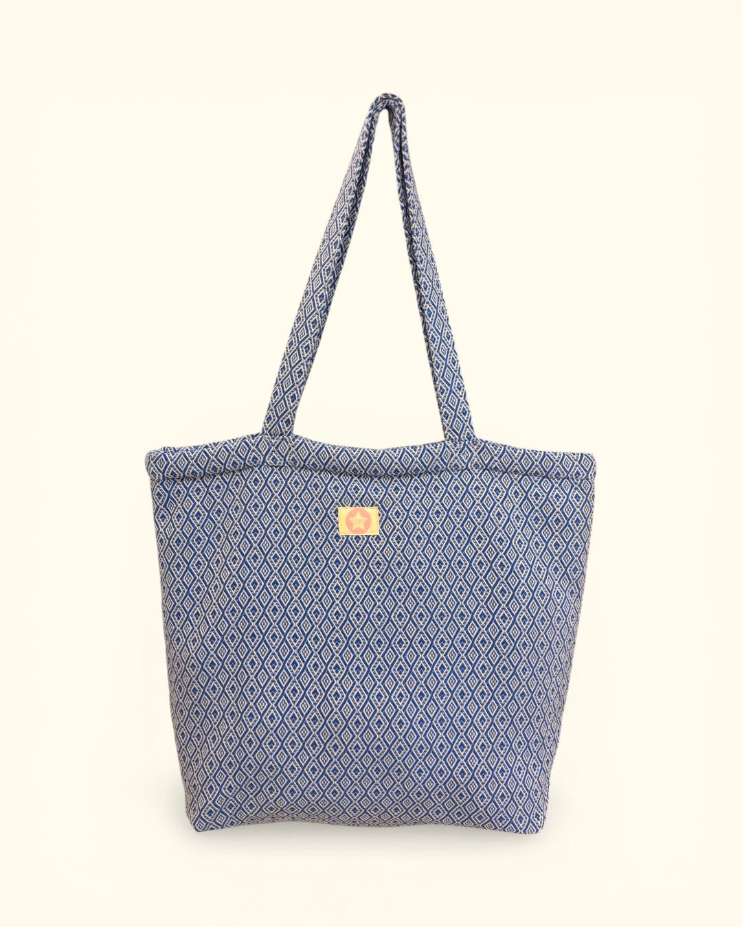 BOLSO DE PLAYA MANLY AZUL MARINO