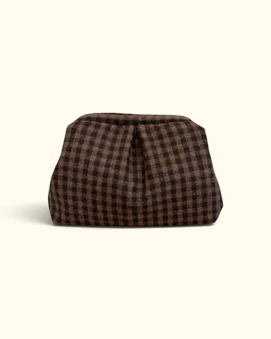 BOLSO JULI CUADRO VICHY MARRONES