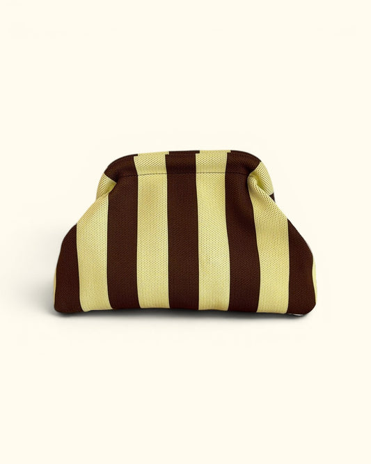 BOLSO LOLA AMARILLO Y MARRÓN
