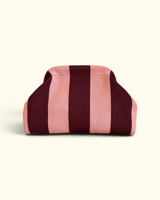 BOLSO LOLA GRANATE Y ROSA