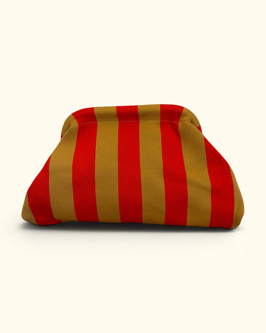 BOLSO LOLA ROJO Y BEIGE