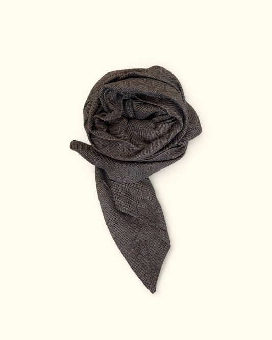 BUFANDA CUADRO MARRÓN