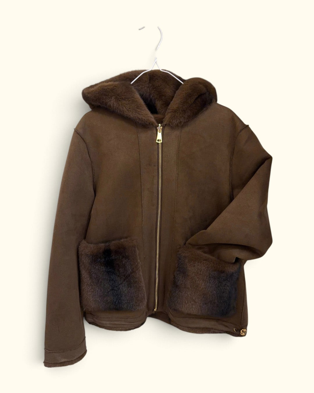 CHAQUETA REVERSIBLE PELO CHOCOLATE