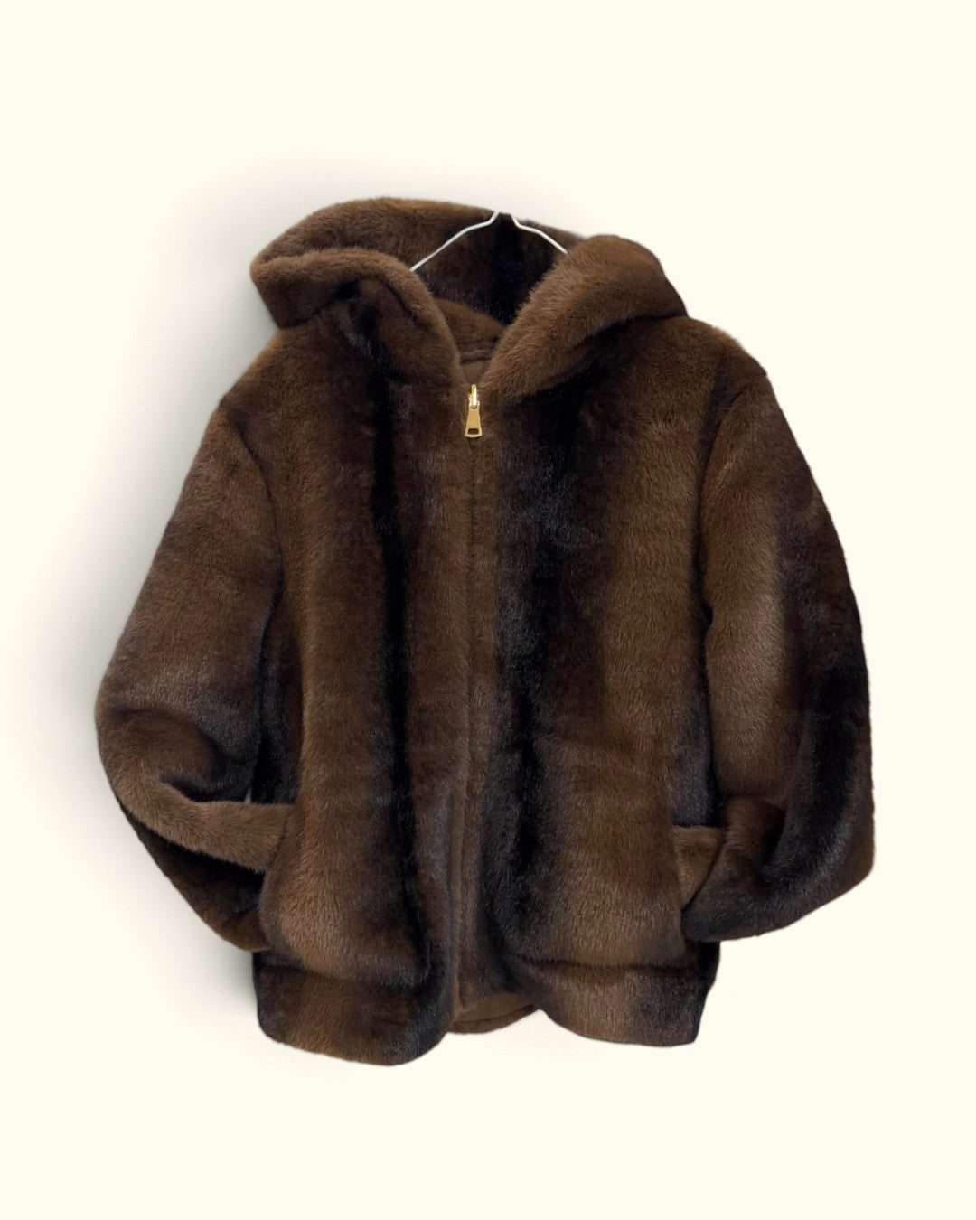 CHAQUETA REVERSIBLE PELO CHOCOLATE