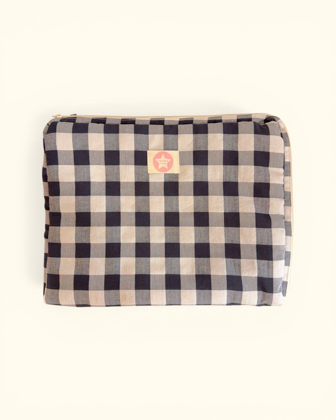 FUNDA DE ORDENADOR NEGRA Y ROSA PALO