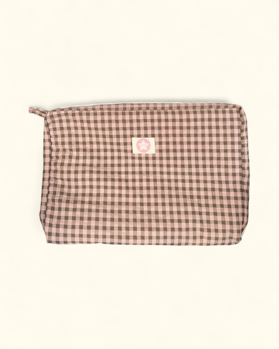 FUNDA DE ORDENADOR ROSA Y KHAKI