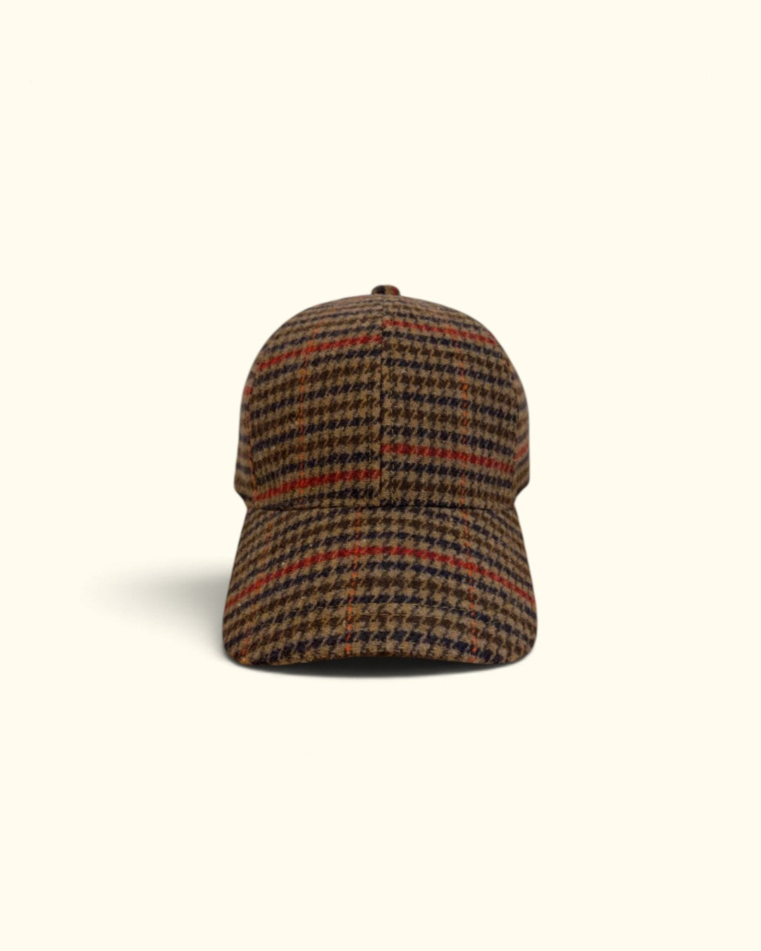 GORRA CUADROS MARRÓN