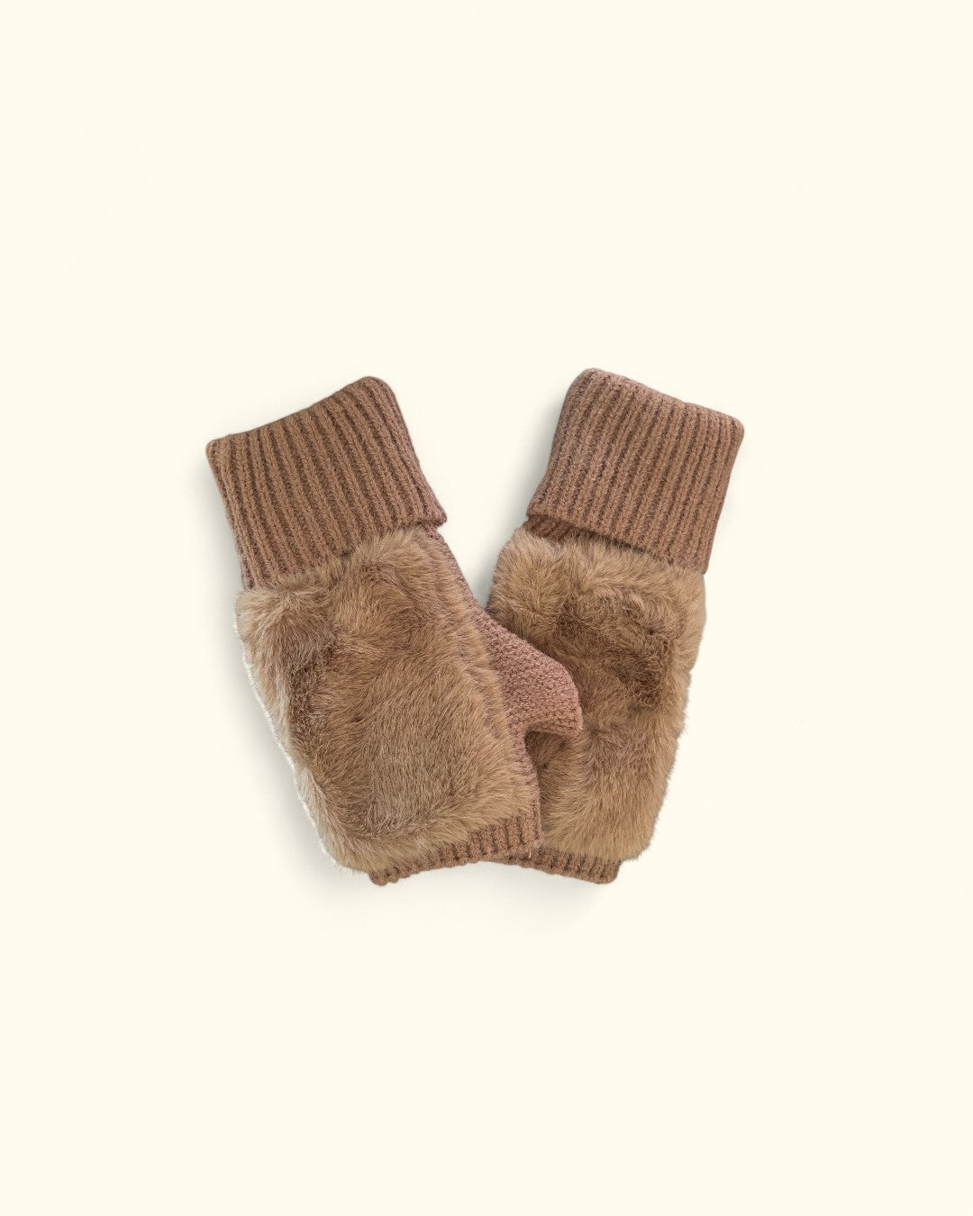 MANGUITOS DE PELO MARRÓN