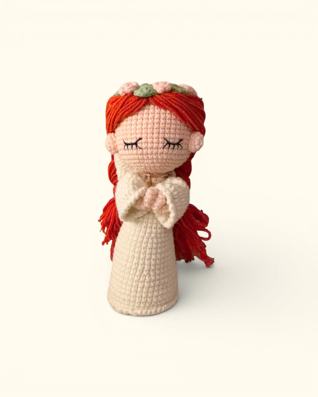MUÑECA DE COMUNIÓN PELIRROJA