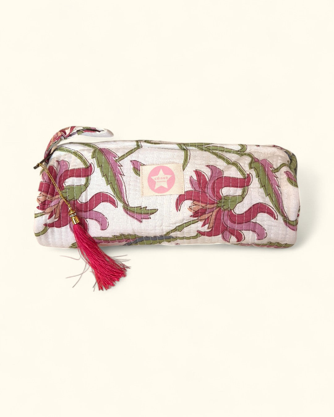 NECESER PEQUEÑO INDIA CRUDO Y ROSA