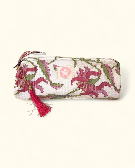 NECESER PEQUEÑO INDIA CRUDO Y ROSA