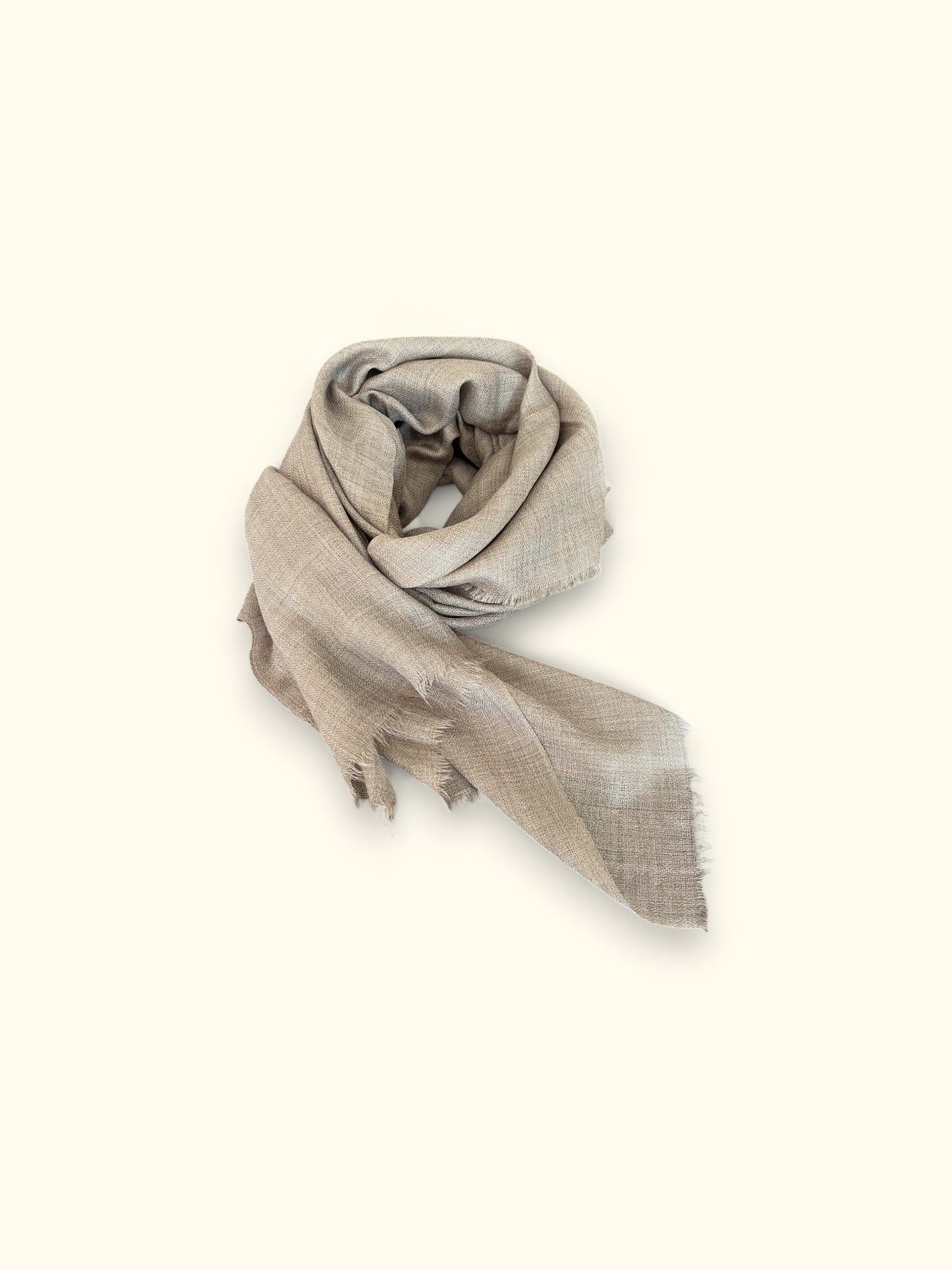 PASHMINA CASHMERE PIA MARRÓN CLARO