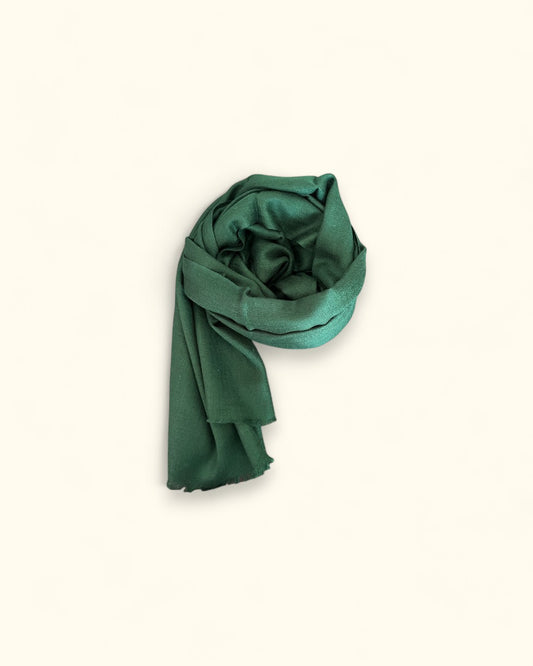 PASHMINA CASHMERE PIA VERDE AVETO