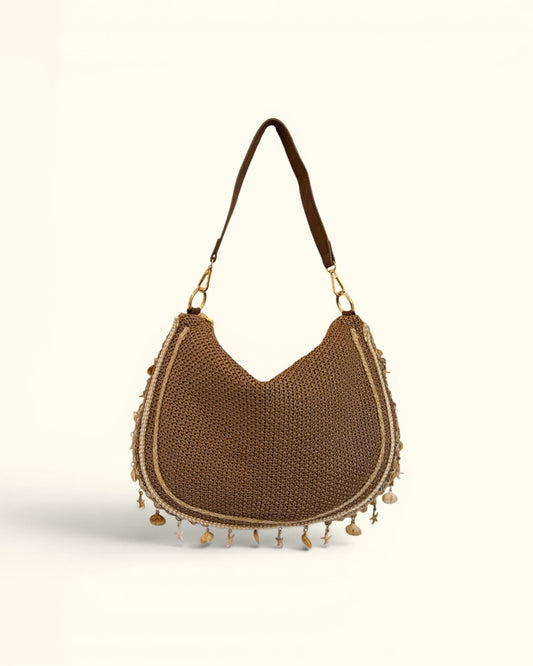 BOLSO SUSI SHELL MARRÓN